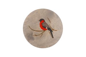 Fa dekoráció Bullfinch Wooden Image