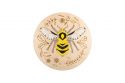 Fa dekoráció Bee Wooden Image