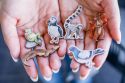 Fa bross Akita Inu Brooch