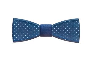 Fa csokornyakkendő  Navy Speckle