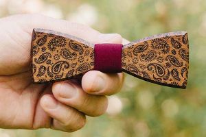 Fa csokornyakkendő  Paisley Deep
