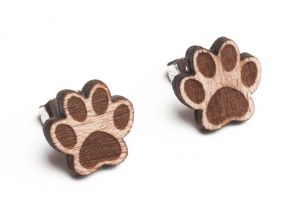 Fa fülbevaló Paw Earrings