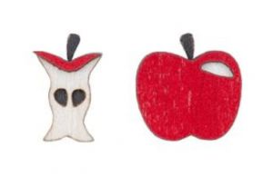 Fa fülbevaló Apple Earrings