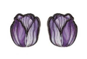 Tulipán fa fülbevaló