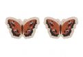 Fa fülbevaló Rouge Butterfly Earrings