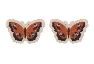 Fa fülbevaló Rouge Butterfly Earrings