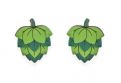 Fa fülbevaló Hops Earrings