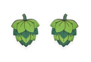 Fa fülbevaló Hops Earrings