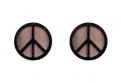 Fa fülbevaló Peace Earrings