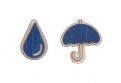Fa fülbevaló Storm Earrings