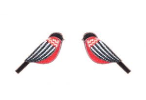 Fa fülbevaló Zigzag Cutebird Earrings