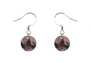 Fa fülbevaló Bracken Dangle Earrings