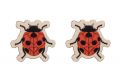 Fa fülbevaló Ladybird Earrings