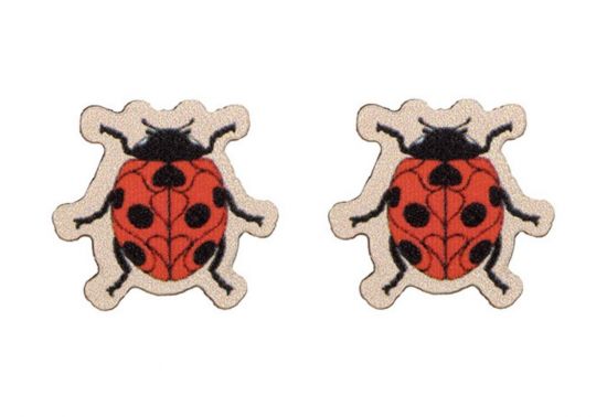 Fa fülbevaló Ladybird Earrings