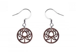 Fa fübevaló Lotos Earrings