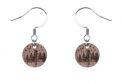 Fa fülbevaló Wood Dangle Earrings