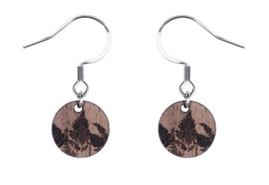 Fa fülbevaló Bracken Dangle Earrings