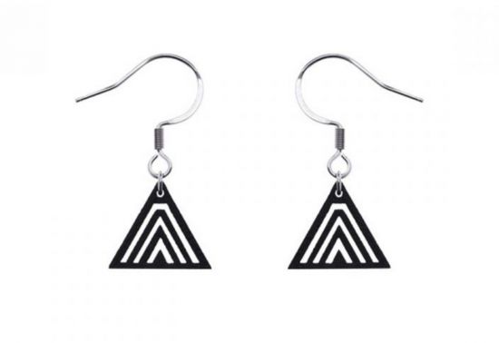 Fa fülbevaló Trian Earrings