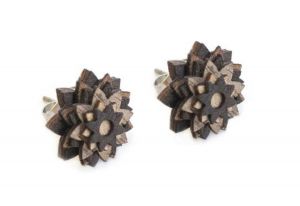 Fa fülbevaló African Flower Earrings