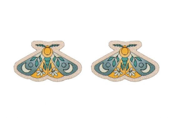 Fa fülbevaló Moth Earrings