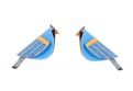 Fa fülbevaló Blue Cutebird Earrings