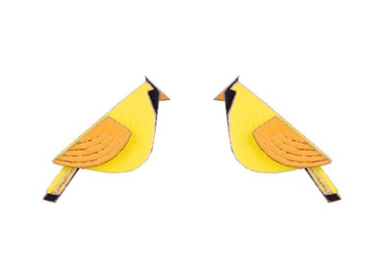 Fa fülbevaló Fa fülbevaló Sunny Cutebird Earrings