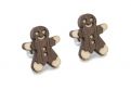 Fa fülbevaló Gingerbread Earrings