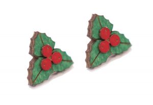Fa fülbevaló Holly Earrings