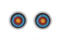Fából készült fülbevalók Target Earrings