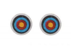 Fából készült fülbevalók Target Earrings
