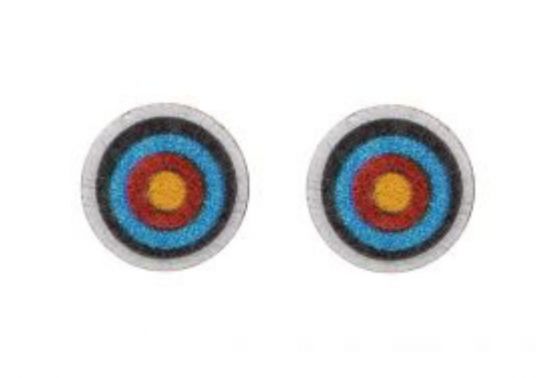 Fából készült fülbevalók Target Earrings