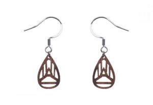 Fa fülbevaló Drop Earrings