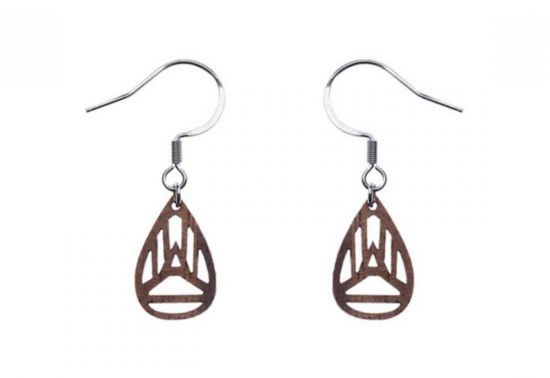 Fa fülbevaló Drop Earrings