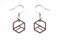 Fa fülbevaló Hexaline Earrings
