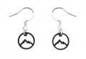Fa fülbevaló Mountains Earrings