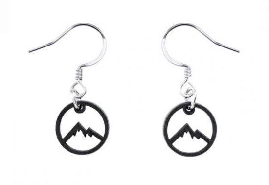 Fa fülbevaló Mountains Earrings