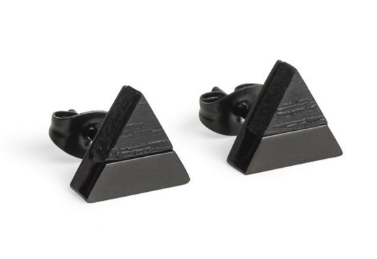 Fém fülbevaló Nox Earrings Triangle