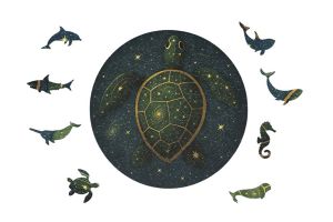  Fa puzzle – Teknős