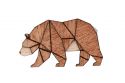 Fa bross Walking Bear Brooch