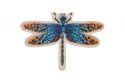 Fából készült bross Dragonfly Brooch