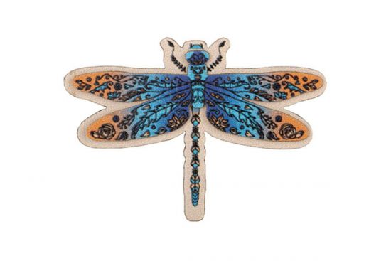 Fából készült bross Dragonfly Brooch