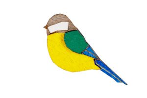 Fa bross Tit Brooch