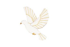 Fa bross Dove Brooch