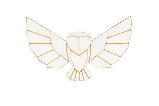 Fa bross Snowy Owl Brooch