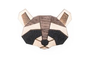 Fa bross Raccoon Brooch