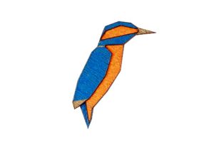 Fa bross Kingfisher Brooch