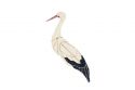 Fa bross Stork Brooch
