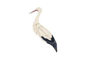 Fa bross Stork Brooch