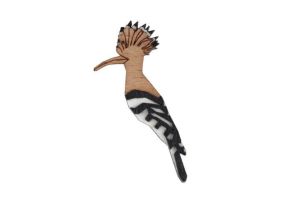 Fa bross Hoopoe Brooch