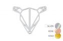 Fém bross Doe Steel Brooch